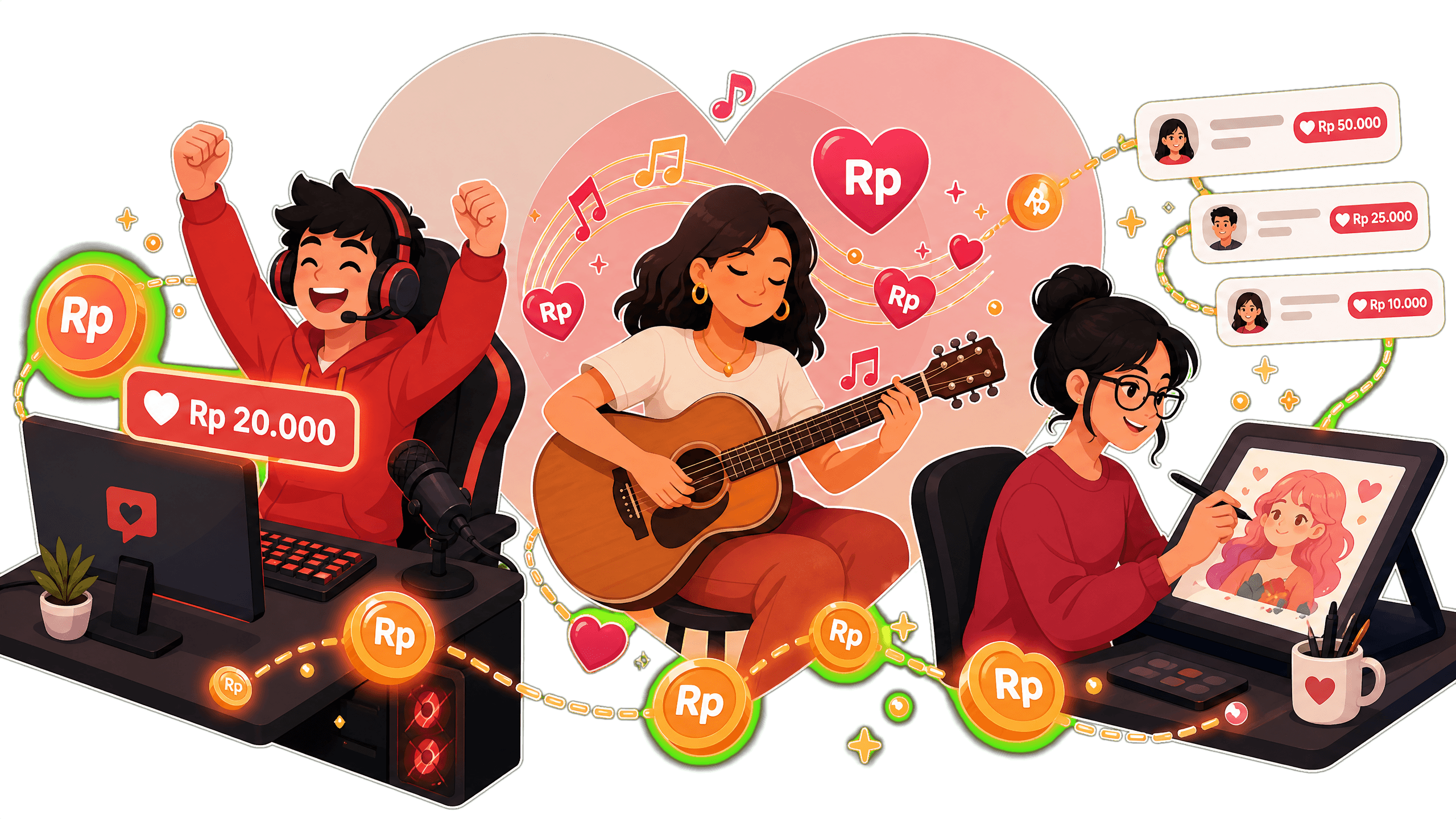 dono creator illustration